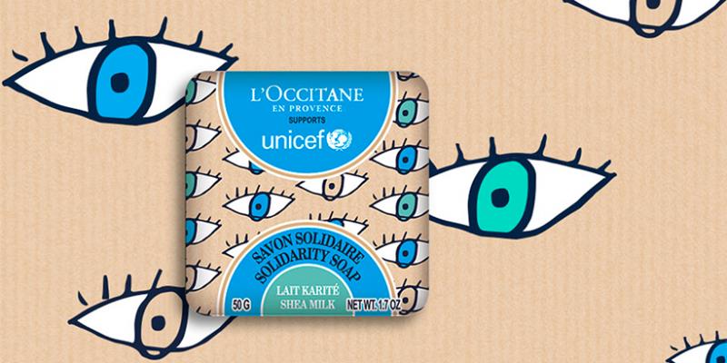 L'OCCITANE soutient l'UNICEF au travers de son initiative pour le savon solidaire