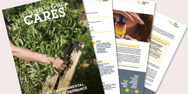 L’OCCITANE Group's FY2020 Environmental, Social and Governance Report