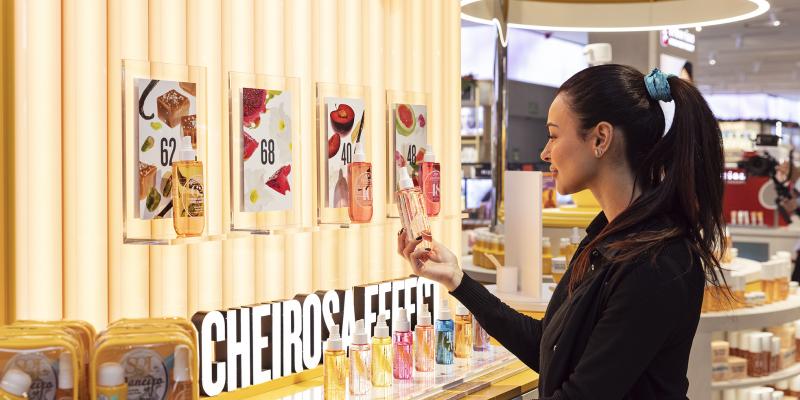 Sol de Janeiro travel retail corner