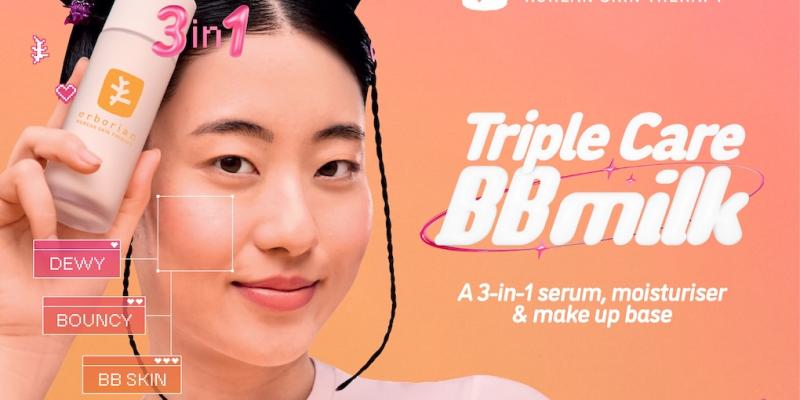 ERBORIAN expands its BB expertise with the launch of Triple Care BB Milk